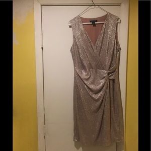 Ralph Lauren Rose Gold Dress
